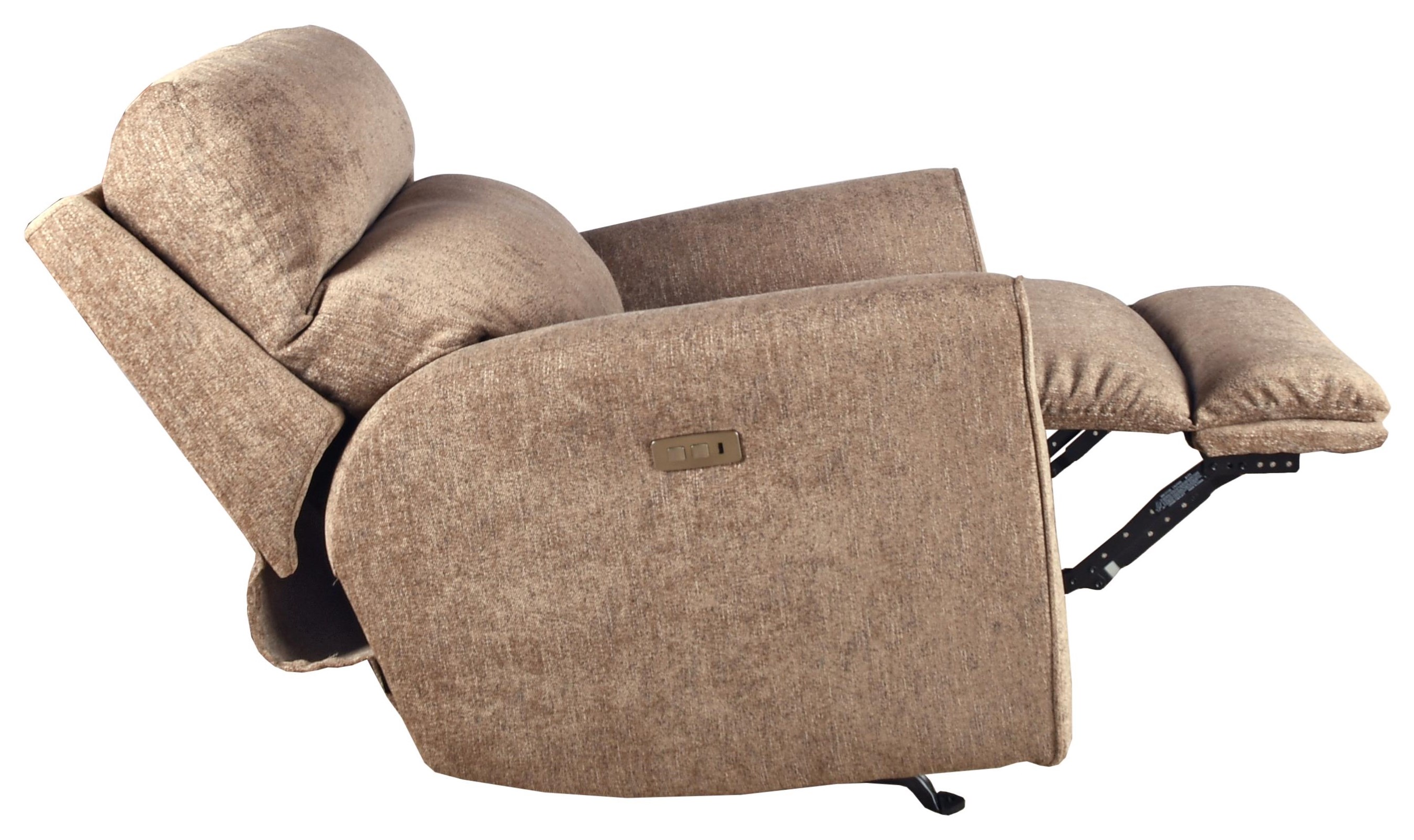 Stardust 1164904 Dual Power Rocker Recliner with Power Headrest